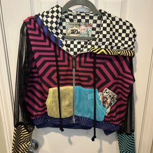 Colorful Geometric Pattern Hoodie